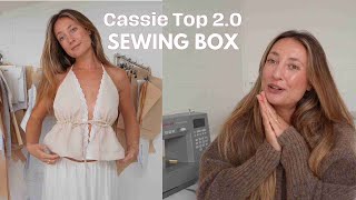 Cassie Top 2.0 Sewing Box - step by step sewing tutorial BEGINNER FRIENDLY