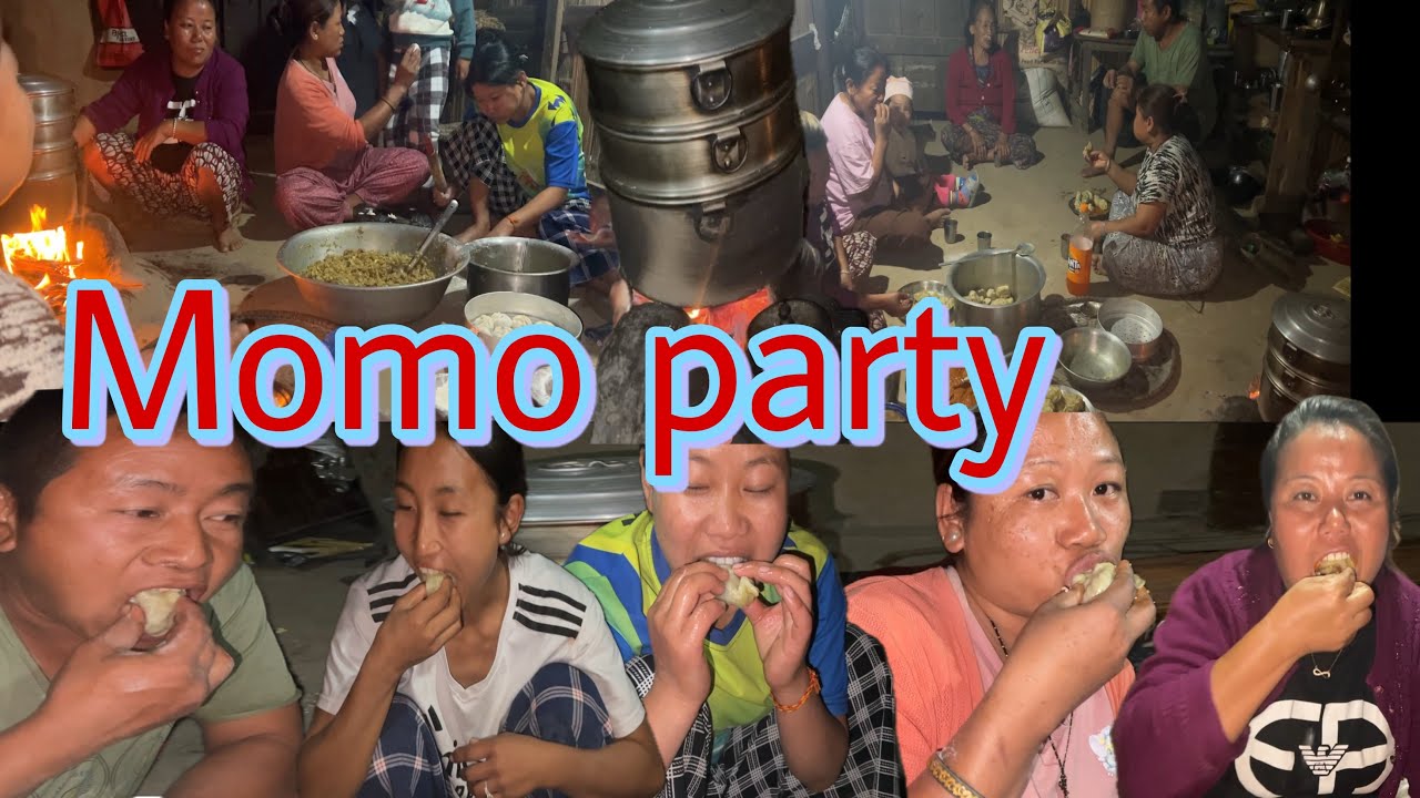 #familyvlog  Sabai Family Miler Momo Banayer Khaiyo 🤤😋#villagerlifestyle #cooking 