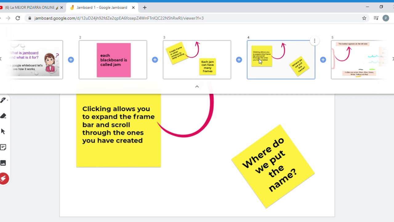 How to use jamboard YouTube