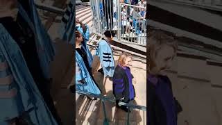 Hillary Clinton in Columbia University academic procession