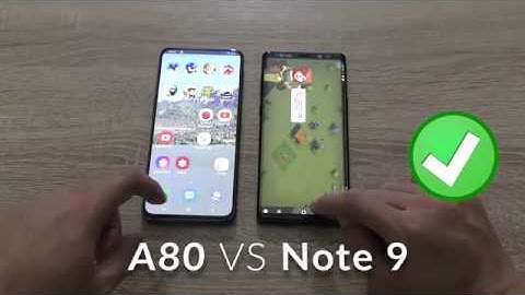 So sánh samsung a80 và note 9