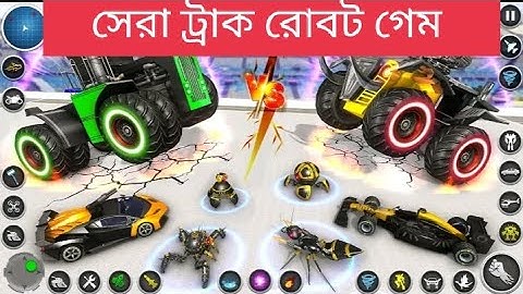 Monster truck Car Game 2023 - Robot Game - Android gameplay