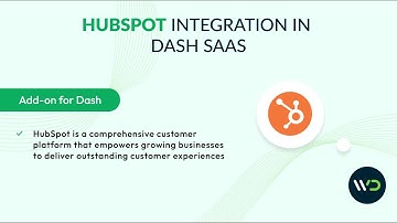 HubSpot Integration | Boost Your Marketing Efforts | Dash SaaS Tutorial
