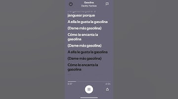 Thumbnail of Gasolina-daddy yankee #spotify #lyrics #daddyyankee #audio