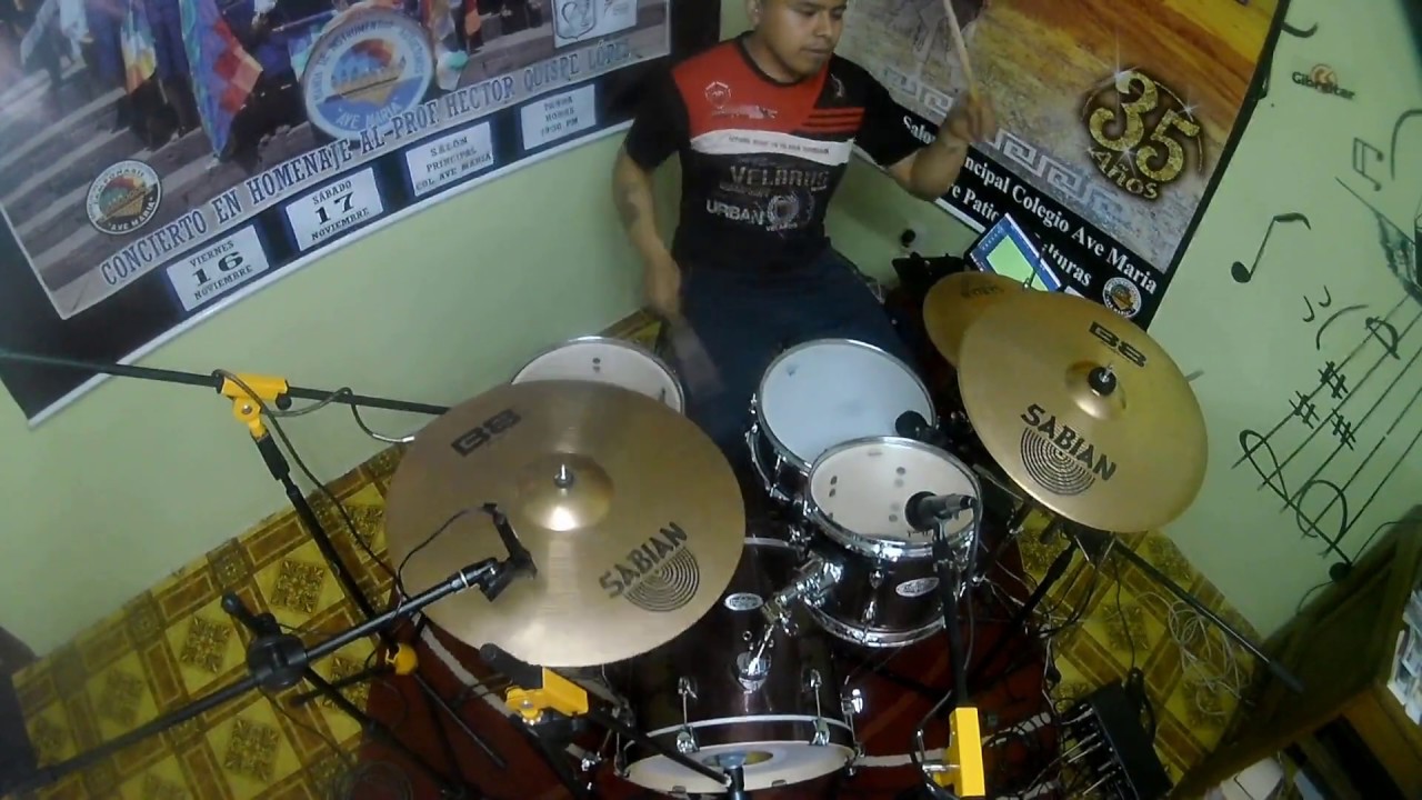 Awatiñas - Flor aymarita (DrumCam) Cover Bateria Efrainmex LP