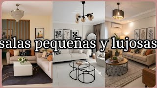 Transforma tu sala pequeña en una sala lujosa y acogedora, decoración para que tu sala luzca lujosa