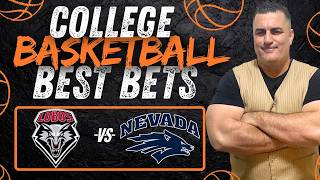New Mexico vs Nevada Predictions and Best Bets! | BEST College Basketball Picks For Tuesday