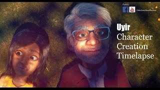 Uyir - 3D Character Modeling Timelapse