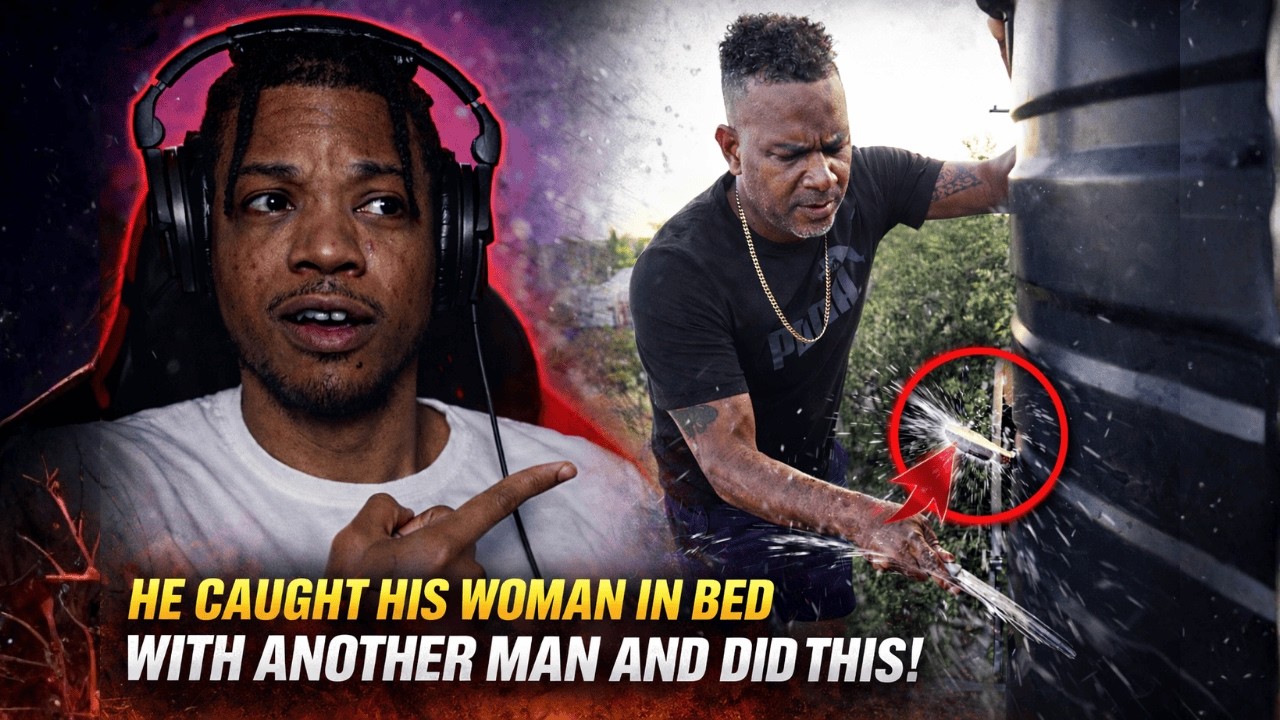 Житель Ямайки пробил резервуар для воды после того, как застал свою девушку в постели с другим му...