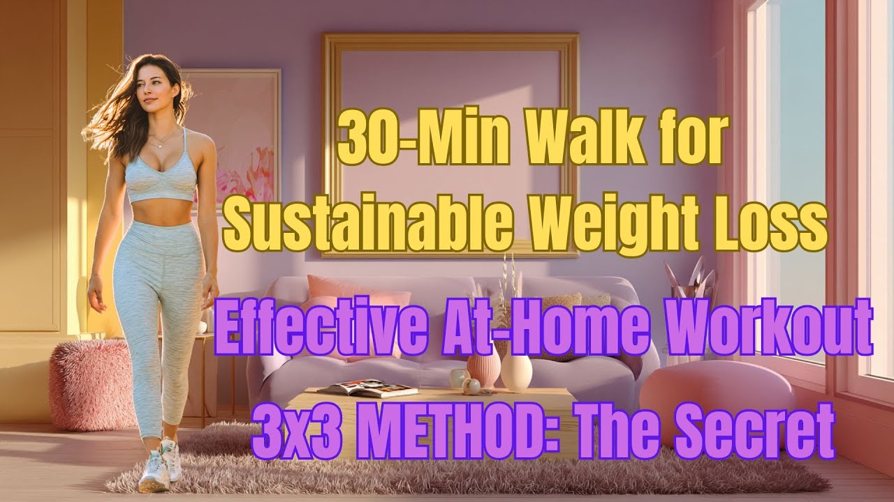 Japanese Walking 3x3 FORMULA | 30-Min Full Body Weight Loss (No Jumping) | 4K