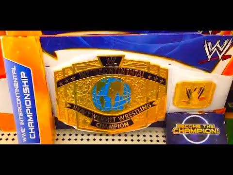 Wwe Intercontinental Championship Belt Wrestling Champion Belt Toy Review Youtube