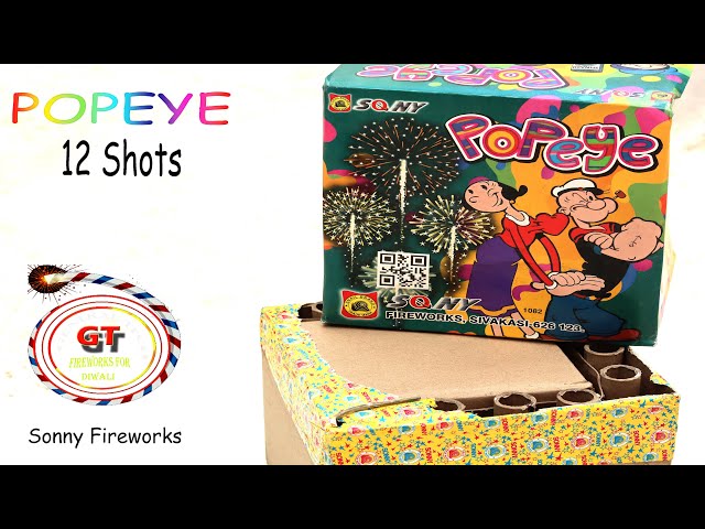 POPEYE from Sonny Fireworks| 12 Multi Shot from Sony Fireworks|Diwali 2022 class=