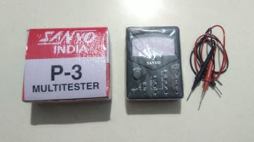 Unboxing P-3 Type Analog Multimeter || Unboxing Analog Multimeter in Hindi!