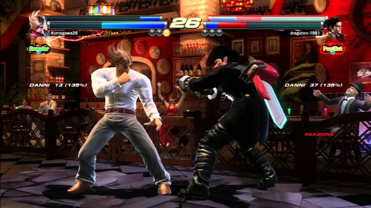 tekken tag tournament 2  lars/alisa vs. lars/dragunov
