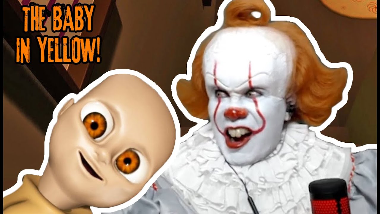 Pennywise Babysits a DEMON BABY! (THE BABY IN YELLOW) Prince De