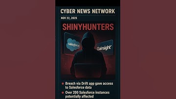 Salesforce Gainsight Breach #salesforce #cyberattack #cybersecurity