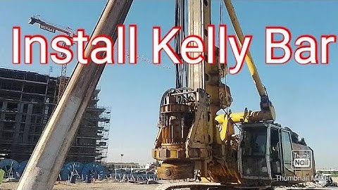 How to Install a Bauer Bk/BG Type Kelly Bar using @JGSTOMWORKSHOP