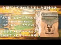 『ホール・ニュー・ワールド』〜A Whole New World〜 (ディズニー♢アラジン) カリンバ入門☆ドレミ楽譜付き☆白鍵だけで弾ける！①メロディー②伴奏アレンジ