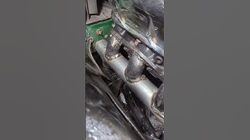 big block Chevy in s10 passenger side header done