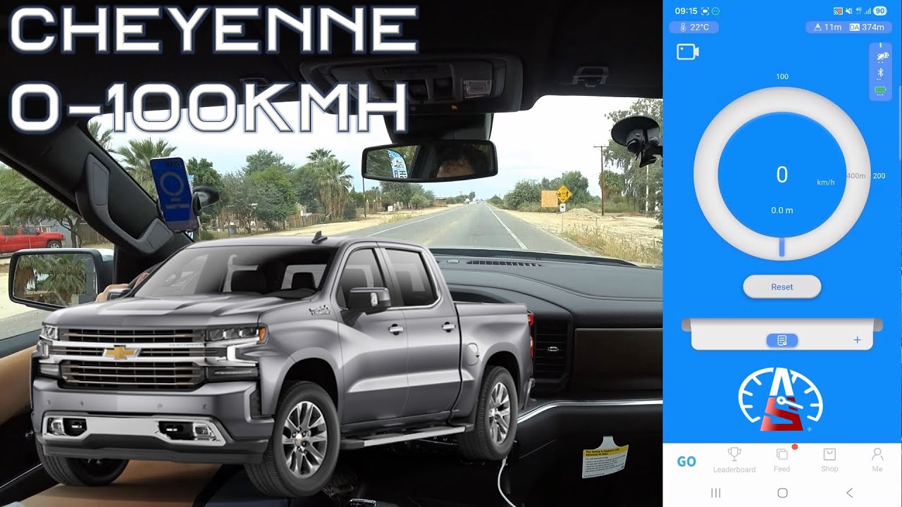 Chevrolet Cheyenne High Country 0 a 100km/h (0-62MPH) y Frenado 