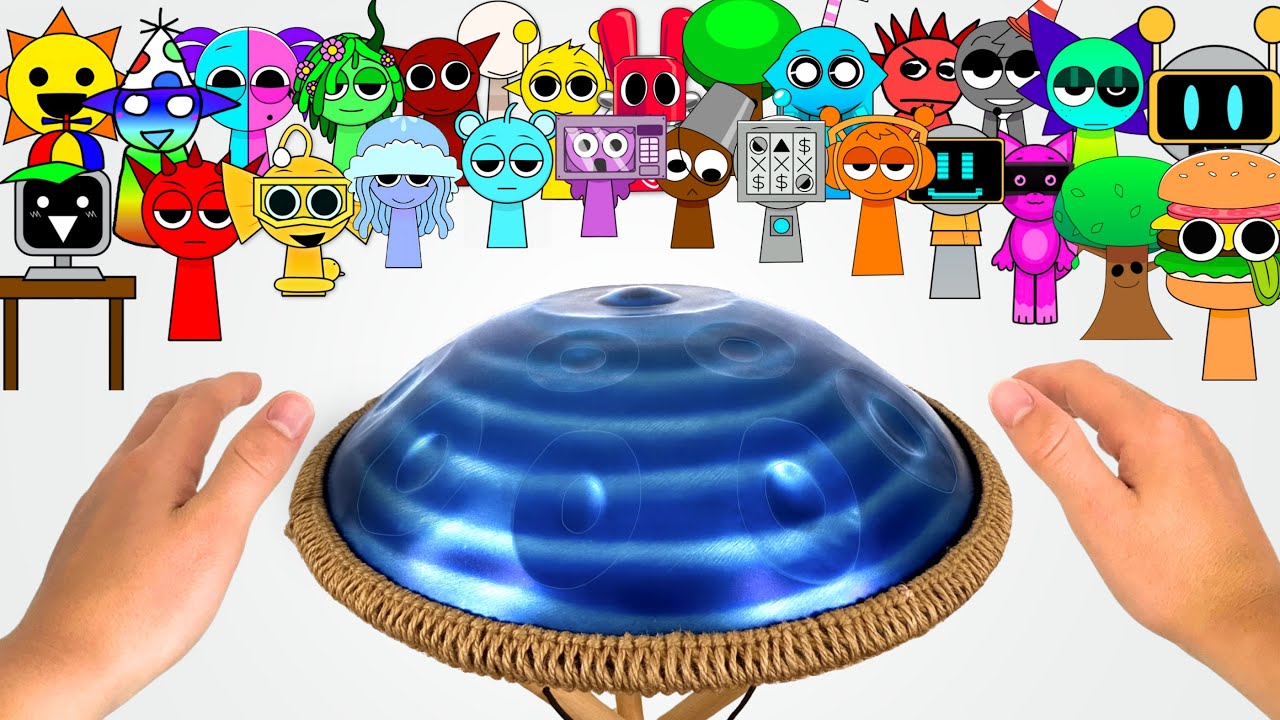 Top 100 Sprunki Characters VS REAL instruments!