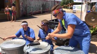 Trash Tones entertain crowds at Six Flags New England Water Park