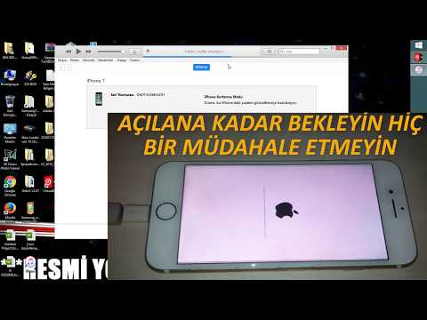 İPHONE 7 (İTUNES- RESTORE HATASI-GÜNCELLEME SORUNU)ÇÖZÜMÜ SON SÜRÜM YÜKLEME