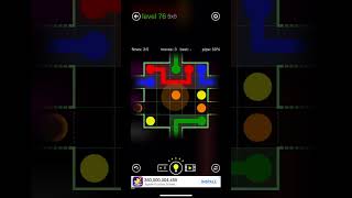 Flow Free Warps: Level 76 #mobilegames #flowfree #tiktok screenshot 5