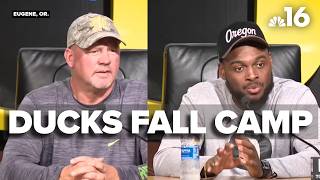 Oregon Football: A'lique Terry, Joe Lorig discuss fall camp