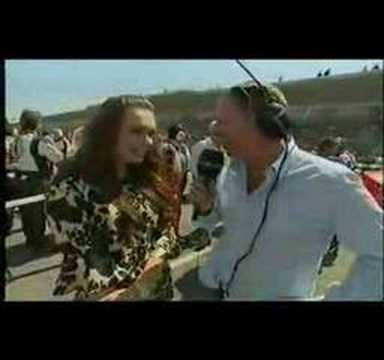 Martin Brundle and Tamara Ecclestone