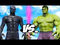 HULK VS BLACK PANTHER SUPERHERO BATTLE