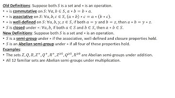 Abstract Algebra 1.3.1 -- The Operations Double Addition and Double Multiplication
