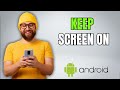Android Trick!!! How to Keep Your Screen On While Viewing (Android &amp; Samsung!)
