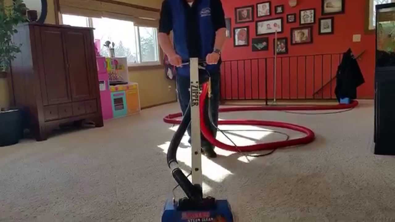 First new style head Blue Zipper Wand Saiger's Steam Clean Grand Rapids