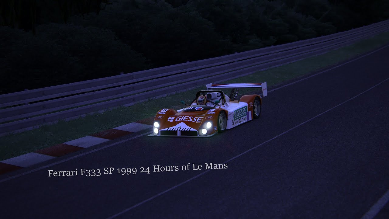 Ferrari F333 SP / 1999 24 Hours of Le Mans in Assetto Corsa - YouTube