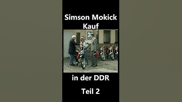 Simson Moped Kauf in der DDR Teil 2