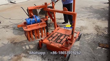 QMJ2-45 manual concrete block making machine