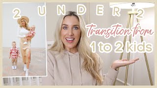TRANSITIONING 1 TO 2 KIDS! OUR EXPERIENCE & TIPS | Olivia Zapo
