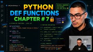 Python Live Stream Chapter #7 (Def functions) (Free Course ) PCEP Certified Entry Level Programmer