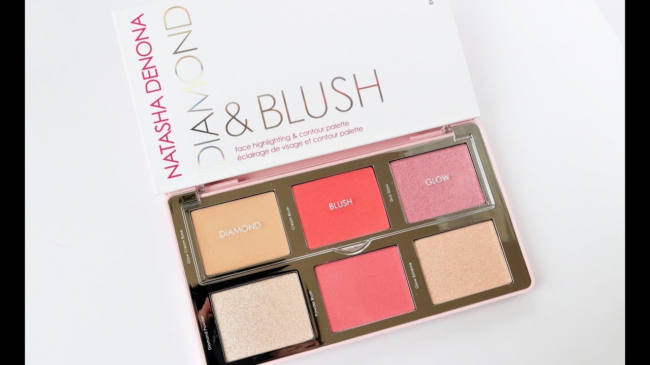 diamond and blush palette