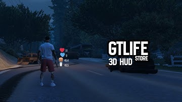 [ESX/QB] 3D HUD | Fivem Scripts by GTLIFE