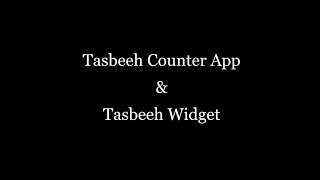 Tasbeeh Counter & Widget Android Application screenshot 3