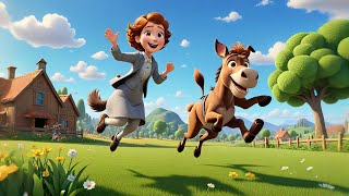 Five Dancing Donkeys on a Deck | Fun Donkey Song for Kids | Nursery Rhymes and Baby Songs