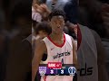 AJ starting off with the transition 3  #washingtonwizards #nba #ajdybantsa