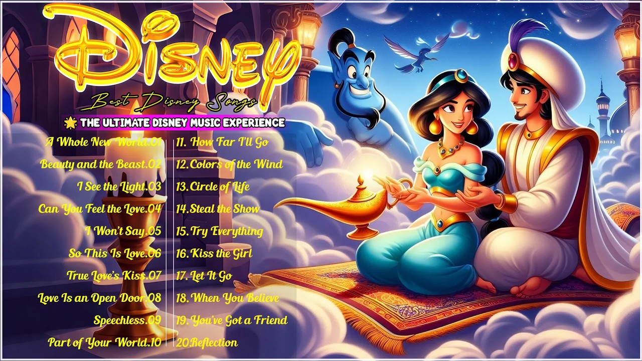 Disney Music Collection 💖 The Most Romantic Disney Songs with Lyrics 🌈Top Disney Songs 2026