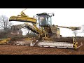 Farming with massive machines sugar beet loading 2024