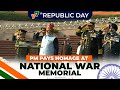PM Modi pays tribute at National War Memorial | 77th Republic Day | India | Tri service chiefs
