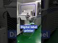 Arojet digital label printer - printing coated paper on-site