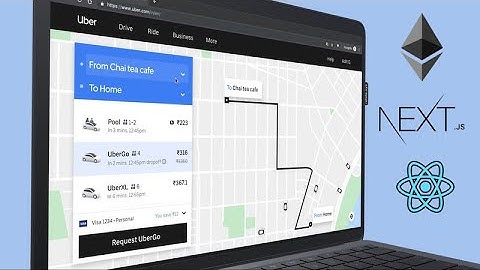 Uber  3.0 (Blockchain Ethereum) con REACT.JS! (Next.js, Tailwind CSS, sanity, Metamask login)