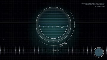 HUD overlay animation Sci Fi futuristic template free download